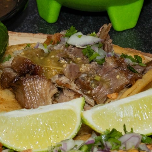 Carnitas Soft Taco.