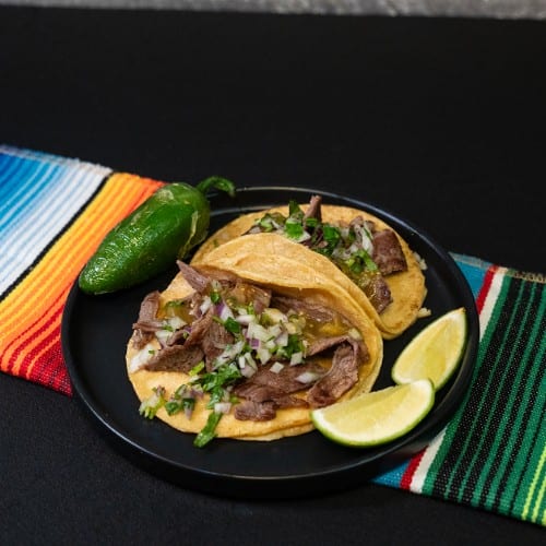 Carne Asada Soft Taco.