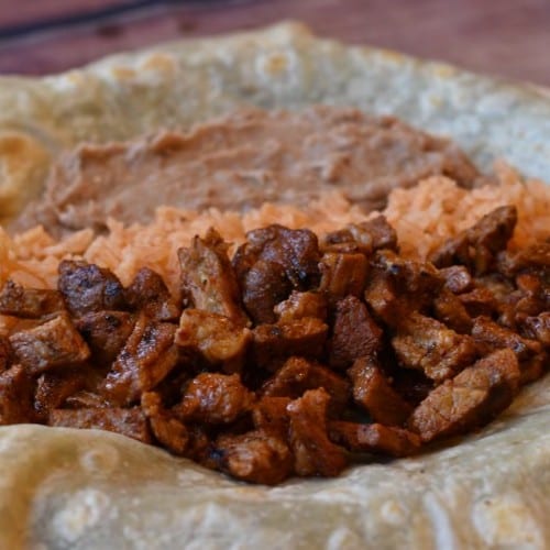 Al Pastor Burrito.