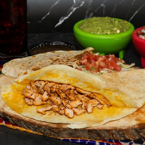 Pollo Asado Quesadilla.
