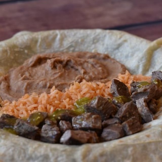 Carne Asada Burrito.