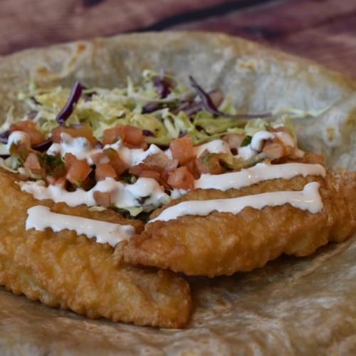 Fish Burrito.