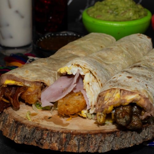 Bacon Breakfast Burrito.
