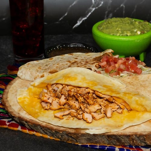 Pollo Asado Quesadilla.