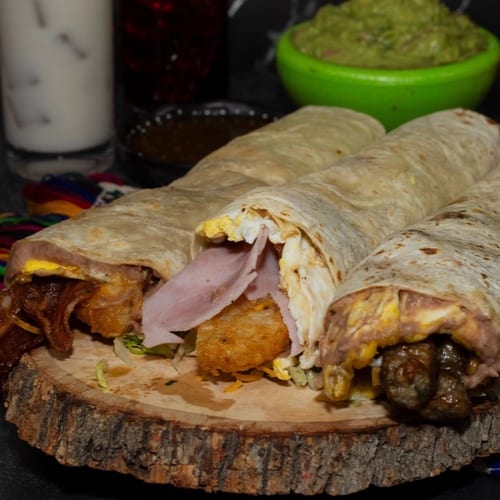 Bacon Breakfast Burrito.