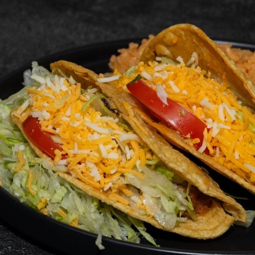 Chicken Hard Shell Taco.