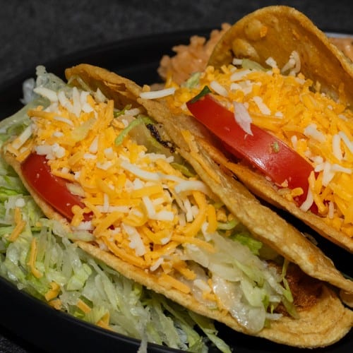 Chicken Hard Shell Taco.