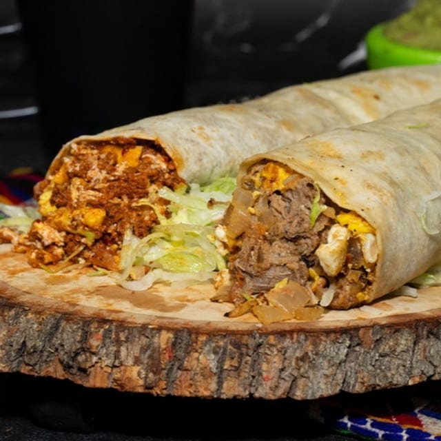 Chorizo Breakfast Burrito.