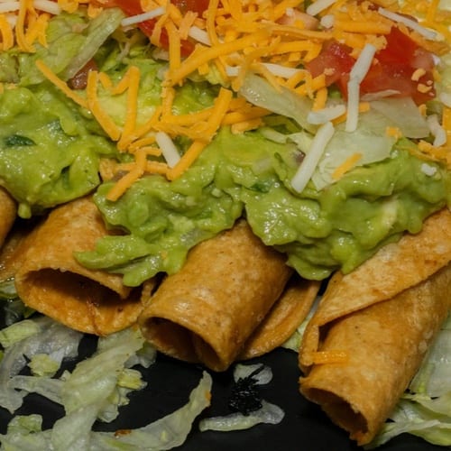 3 Rolled Taquitos.