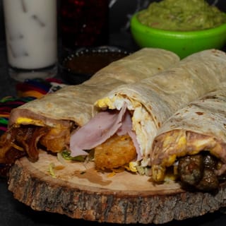 Ham Breakfast Burrito