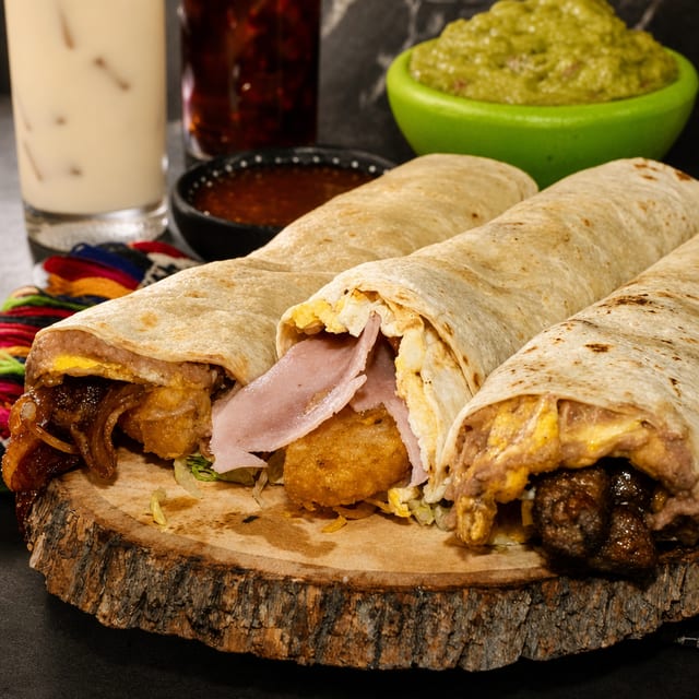 Bacon Breakfast Burrito.