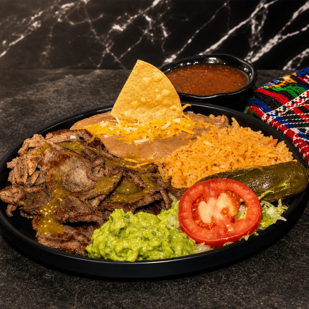 Carne Asada Plate.