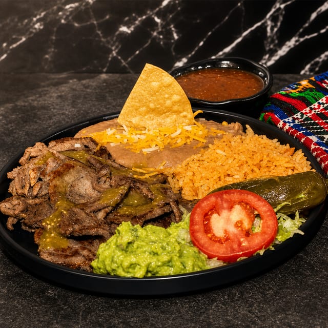 Carne Asada Plate.