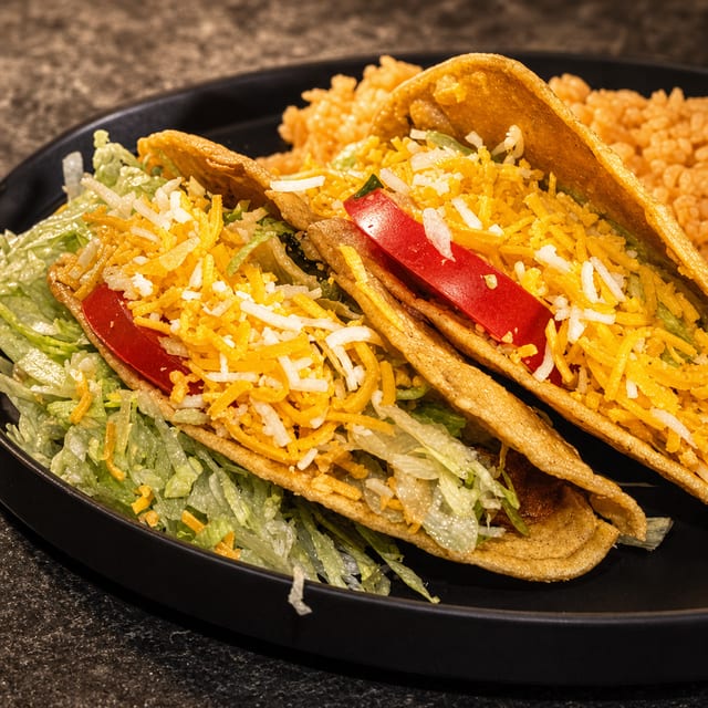 Potato Hard Shell Taco.