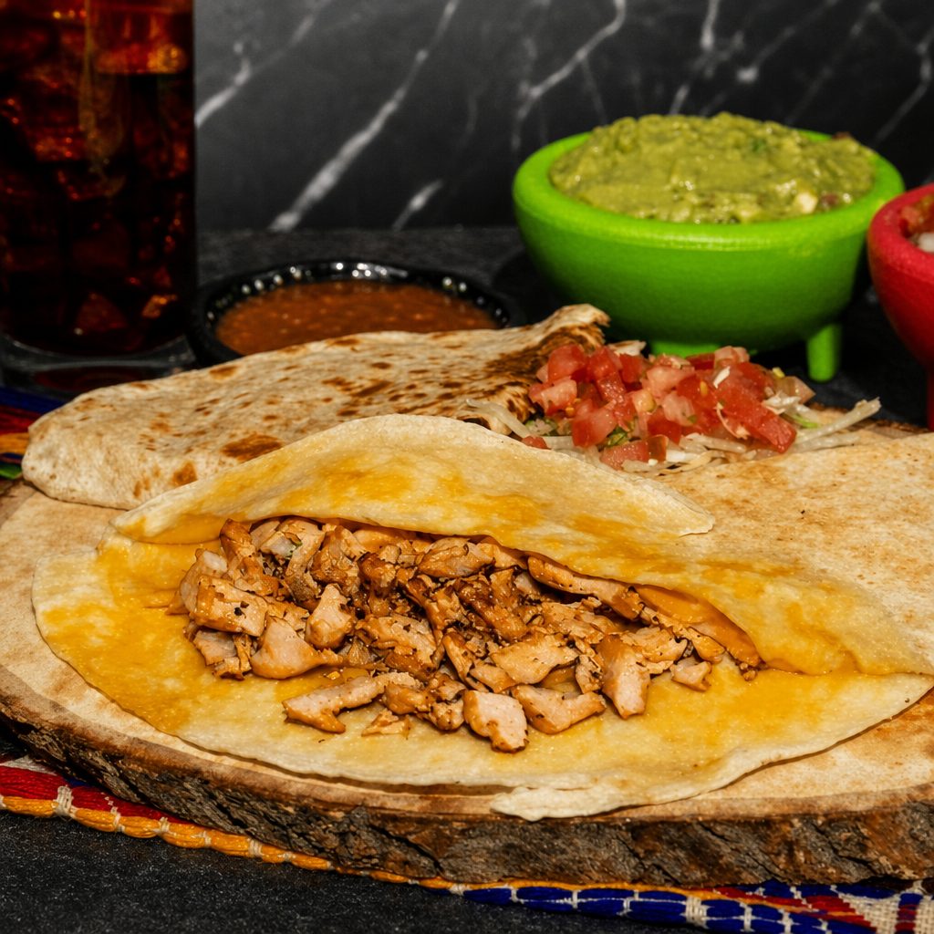 Pollo Asado Quesadilla.