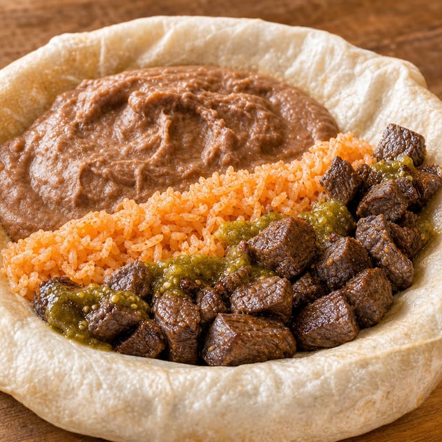 Carne Asada Burrito.