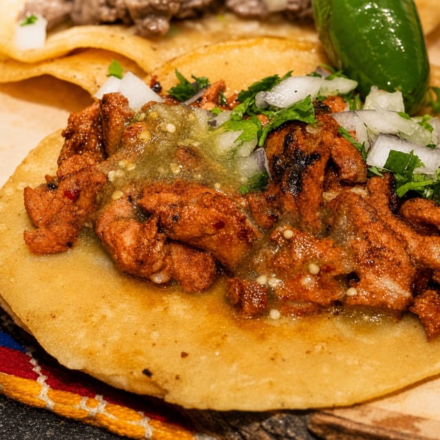 Al Pastor Soft Taco.