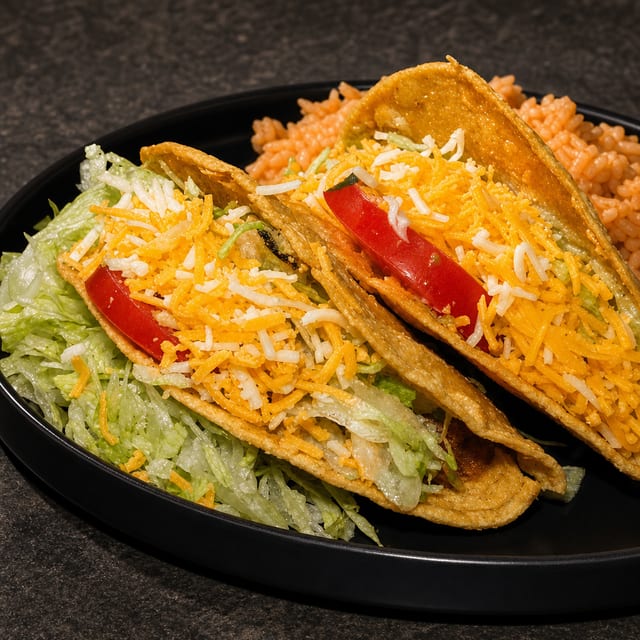 Chicken Hard Shell Taco.