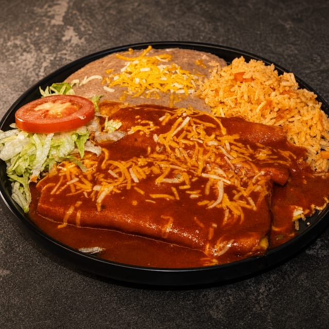 Enchiladas Plate.
