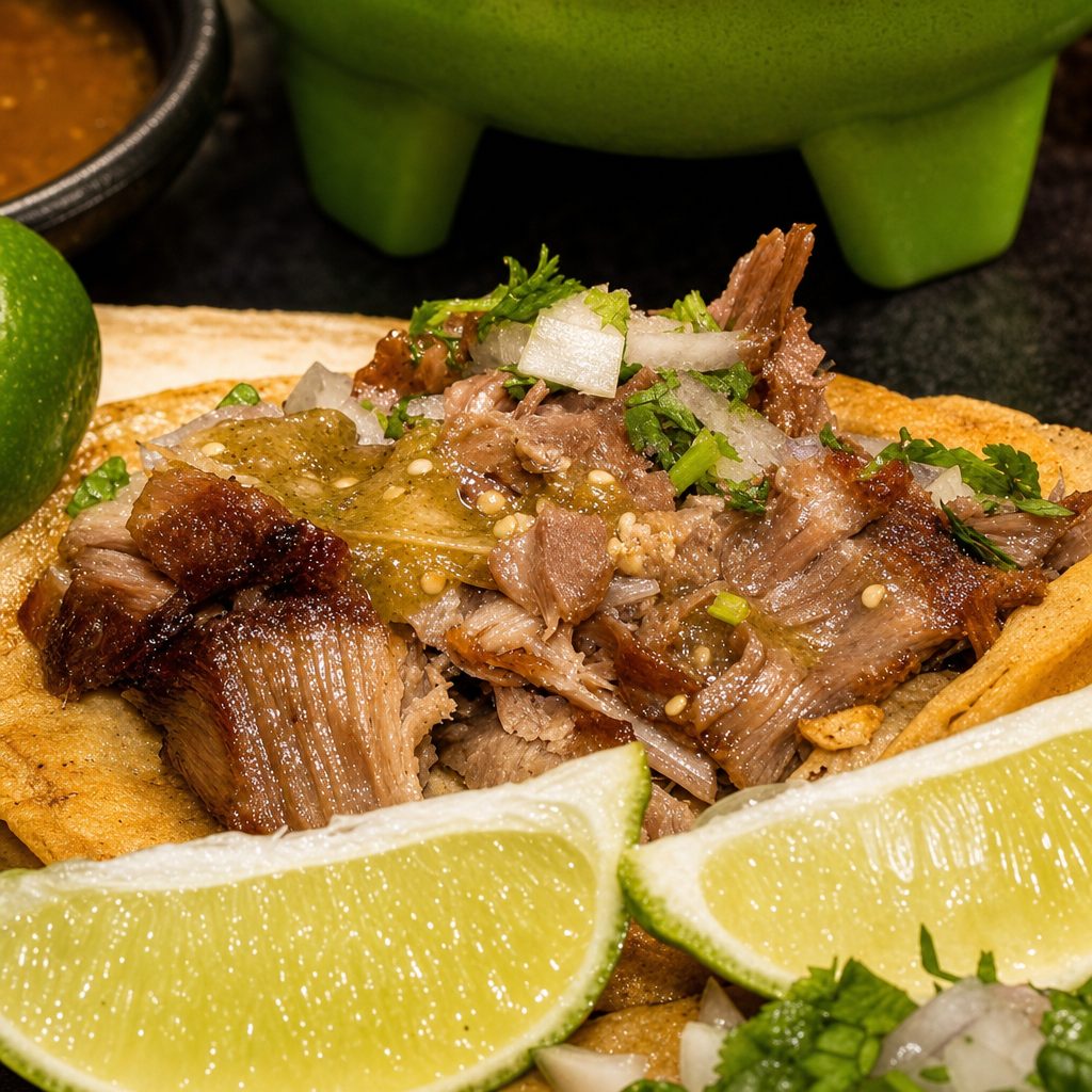 Carnitas Soft Taco.