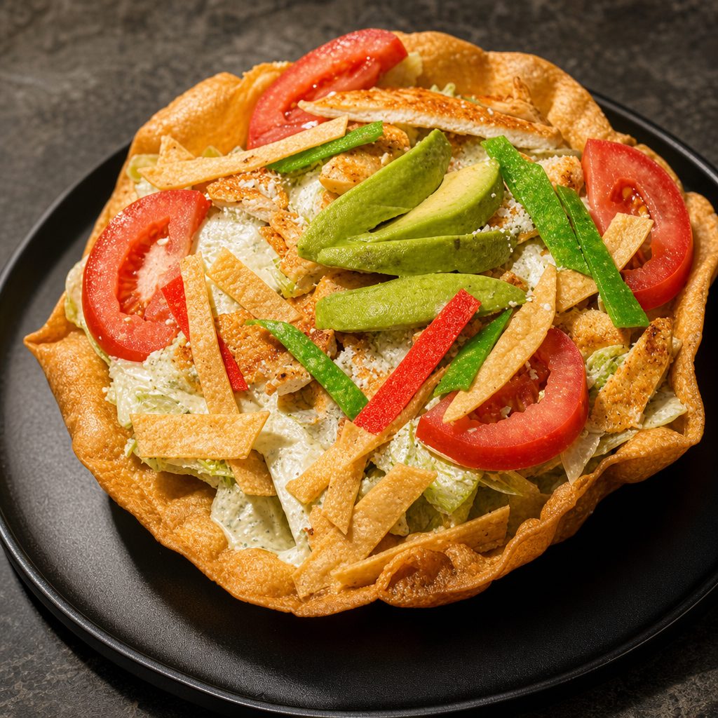 Mexican Chicken Taco Salad.