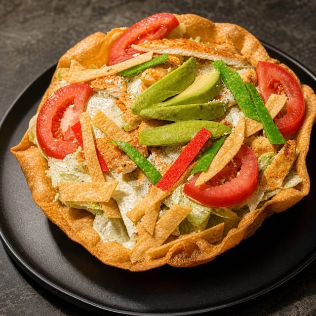 Mexican Chicken Taco Salad.