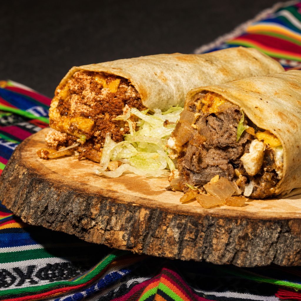Chorizo Breakfast Burrito.