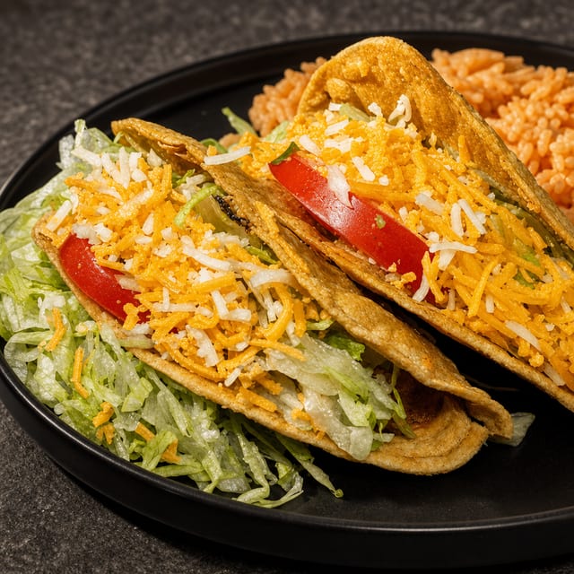 Chicken Hard Shell Taco.