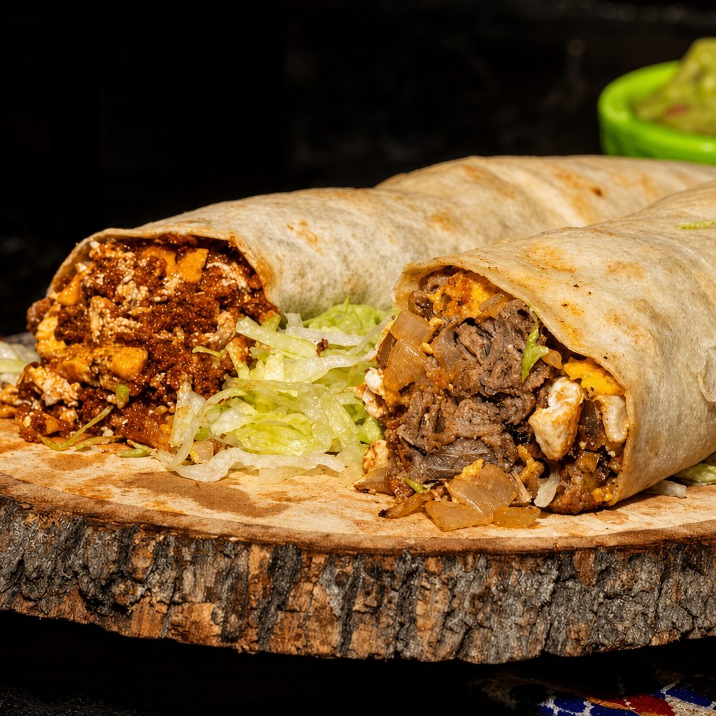 Chorizo Breakfast Burrito.