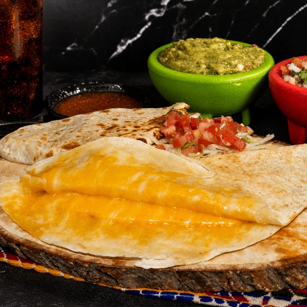 Cheese Quesadilla.
