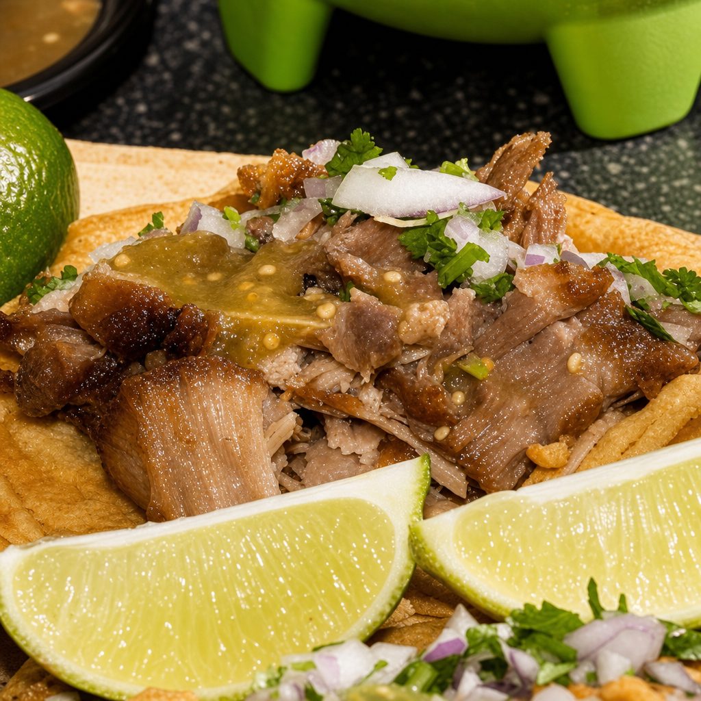 Carnitas Soft Taco.
