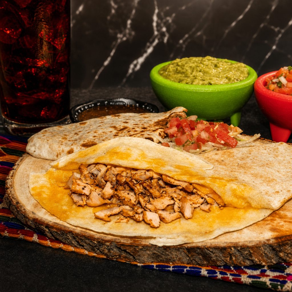 Pollo Asado Quesadilla.