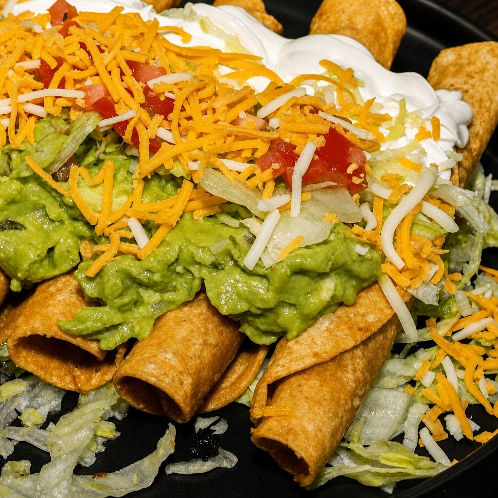 3 Rolled Taquitos.