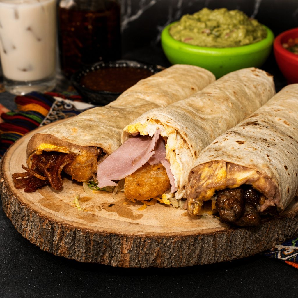 Bacon Breakfast Burrito.