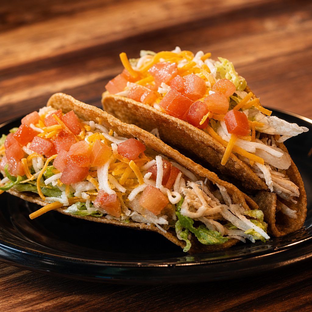 Chicken Hard Shell Taco.