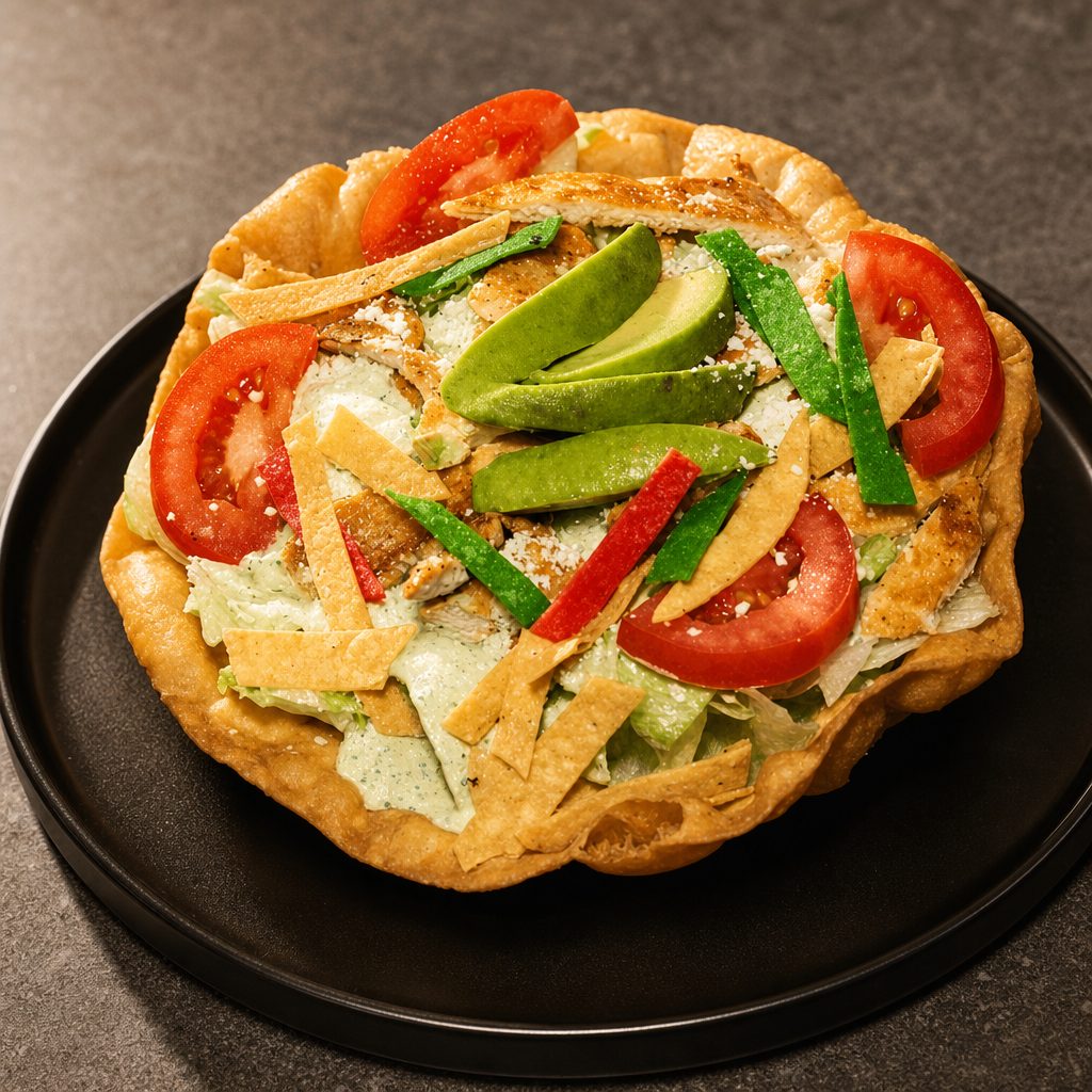 Mexican Chicken Taco Salad.