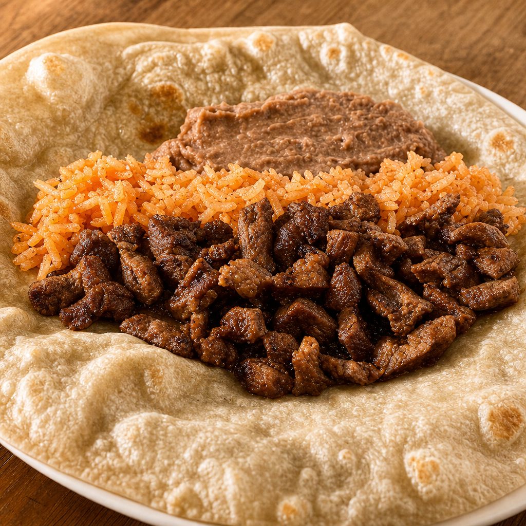 Al Pastor Burrito.