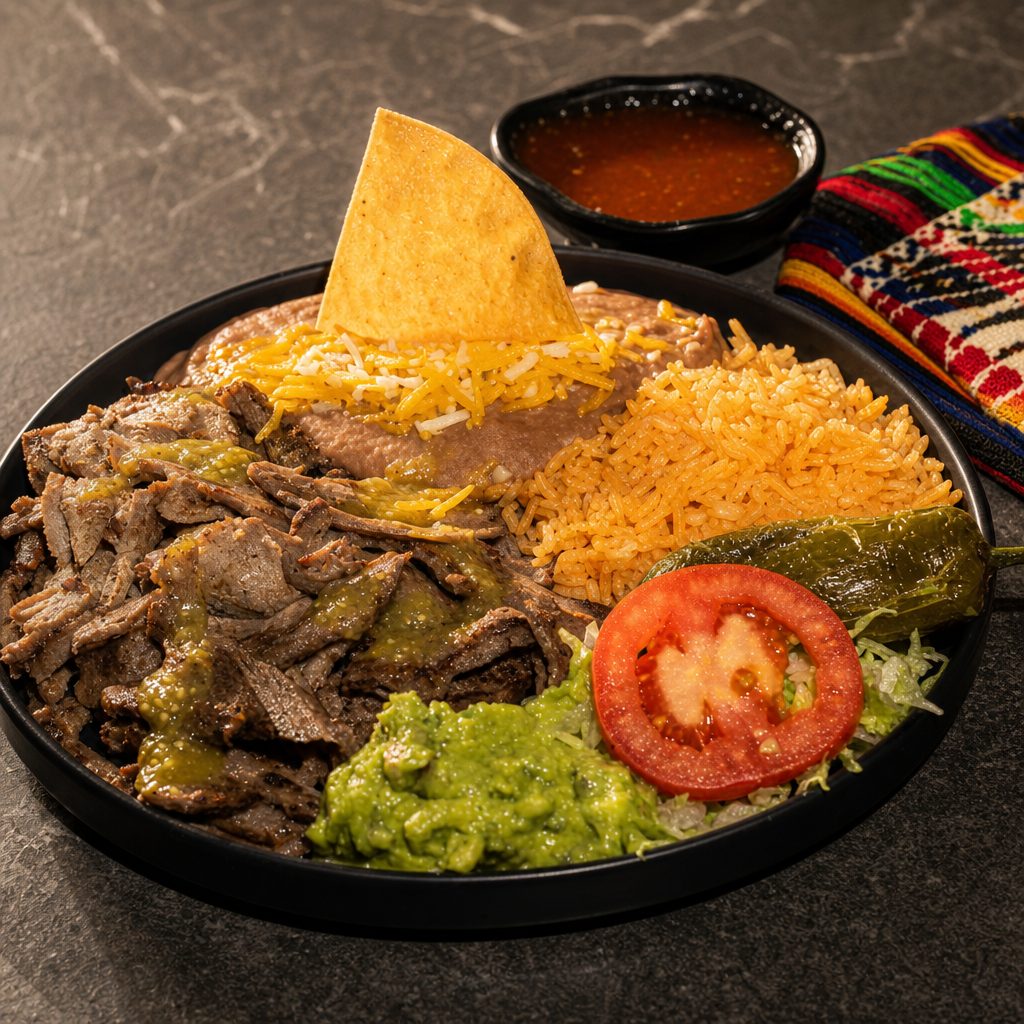 Carne Asada Plate.