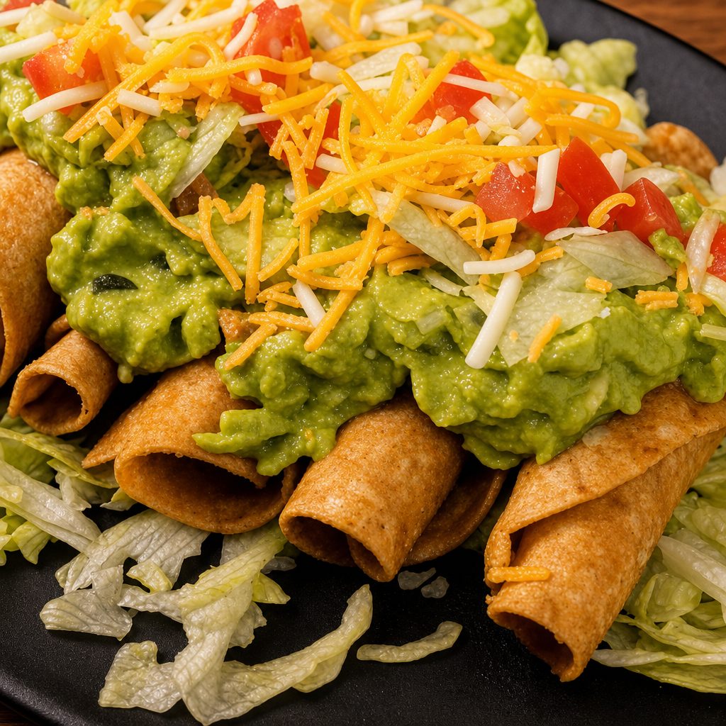 3 Rolled Taquitos.