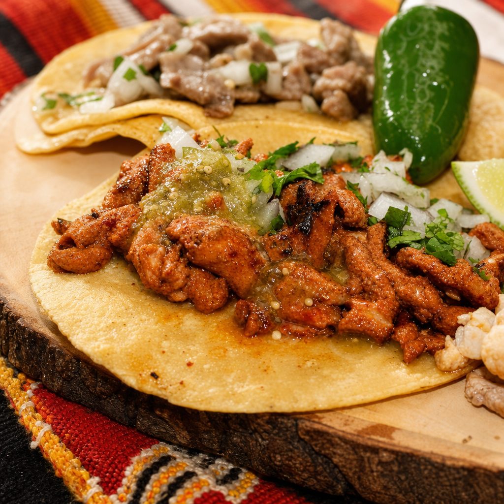 Al Pastor Soft Taco.
