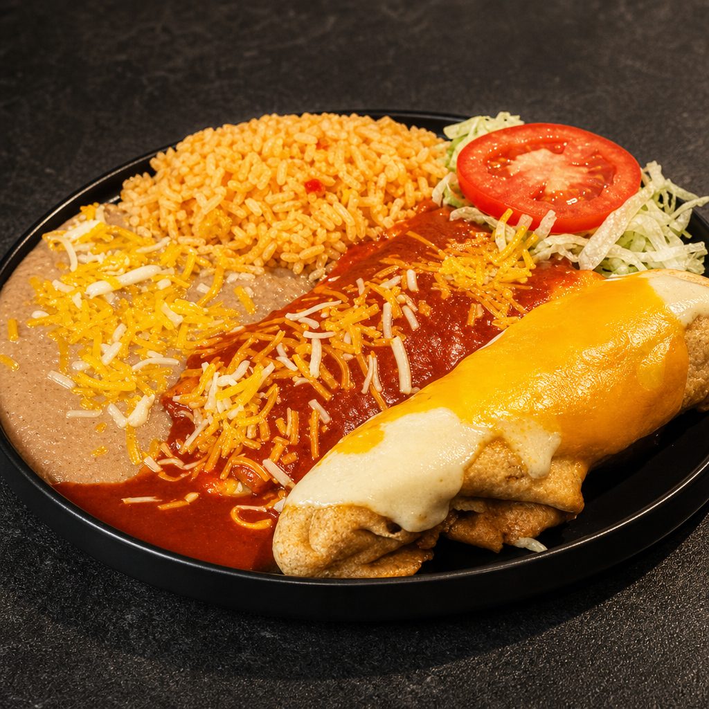 Chile Relleno, Enchilada Plate.