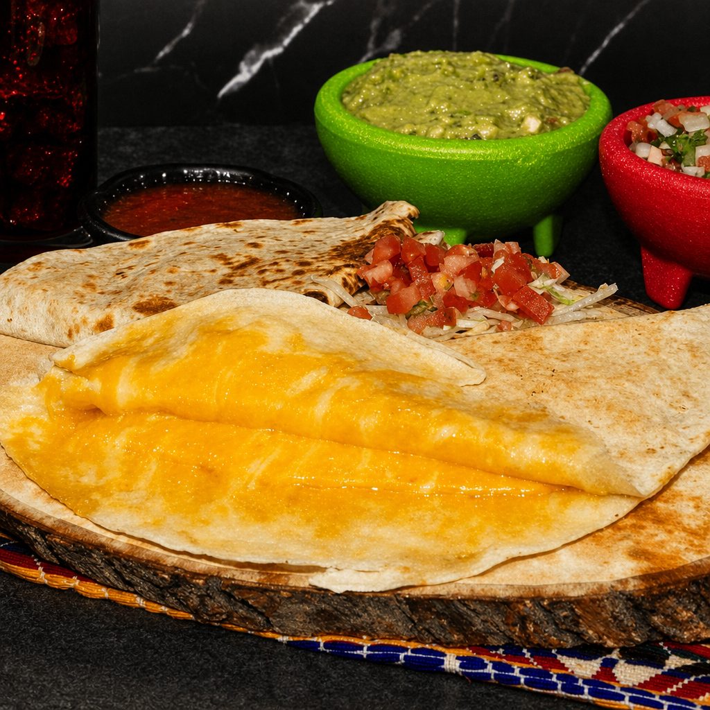 Cheese Quesadilla.