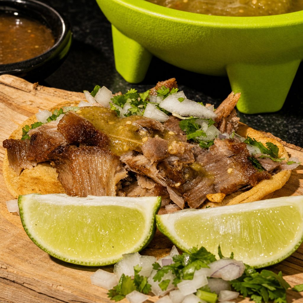 Carnitas Soft Taco.